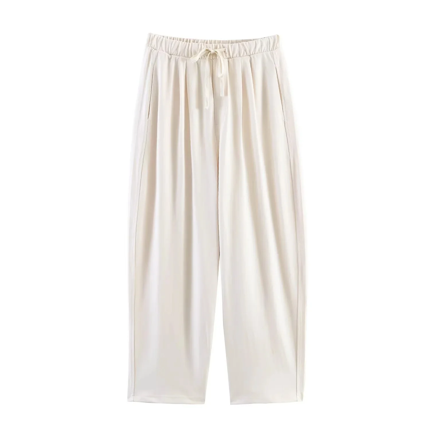 KONDALA Damen Freizeit-Hosen-Set Patchwork T-Shirt Elastische Taille Taschen-Hose Neue Mode 2026 Frühling Sommer Sportliches Urlaubs-Set – Detail 18