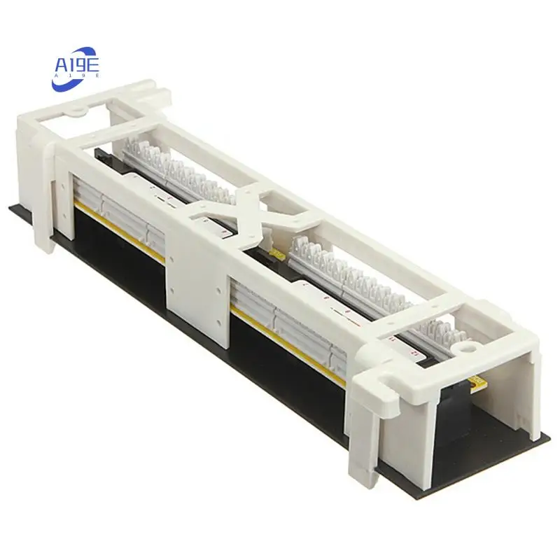 

A19E-Network Tool Kit 12 Port CAT6 Patch Panel RJ45 Networking Wall Mount Rack With Surface Wall Mount Bracket