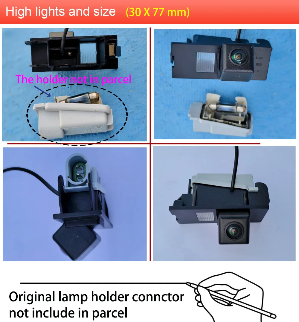 HD Car rear view camera For Opel Movano Combi X70/Renault Master/Laguna/Megan Station Wagon/Vel Satis/Clio