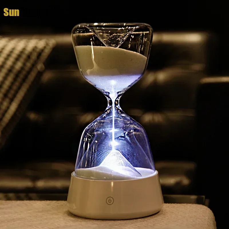 

Hourglass Sleeping Lamp, Creative Ornaments, Children's Timer, Birthday, Wedding Gift, Decoration Accessories, Sand