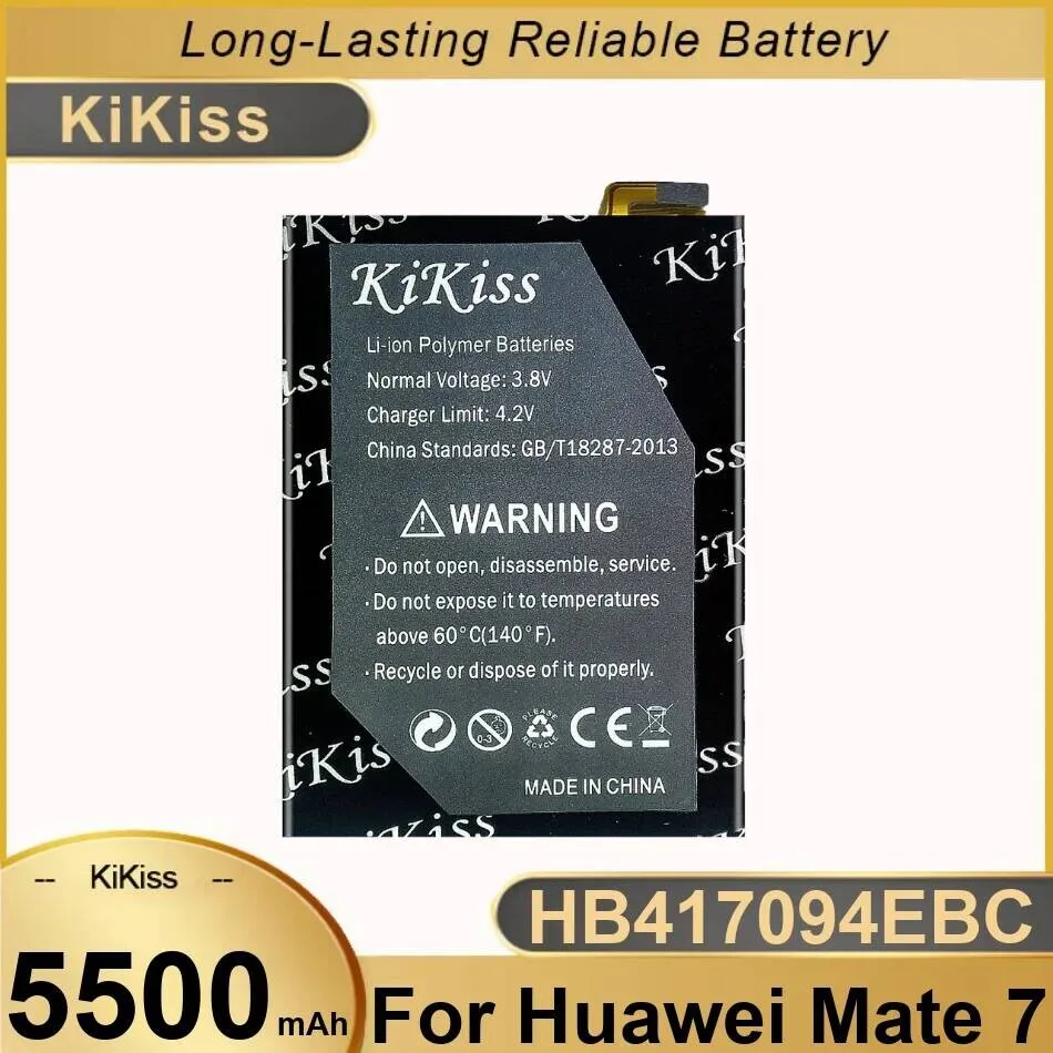 

Mobile Phone Battery HB417094EBC 5500Mah For Huawei Mate 7 Mate7 MT7 TL00 TL10 UL00 CL00