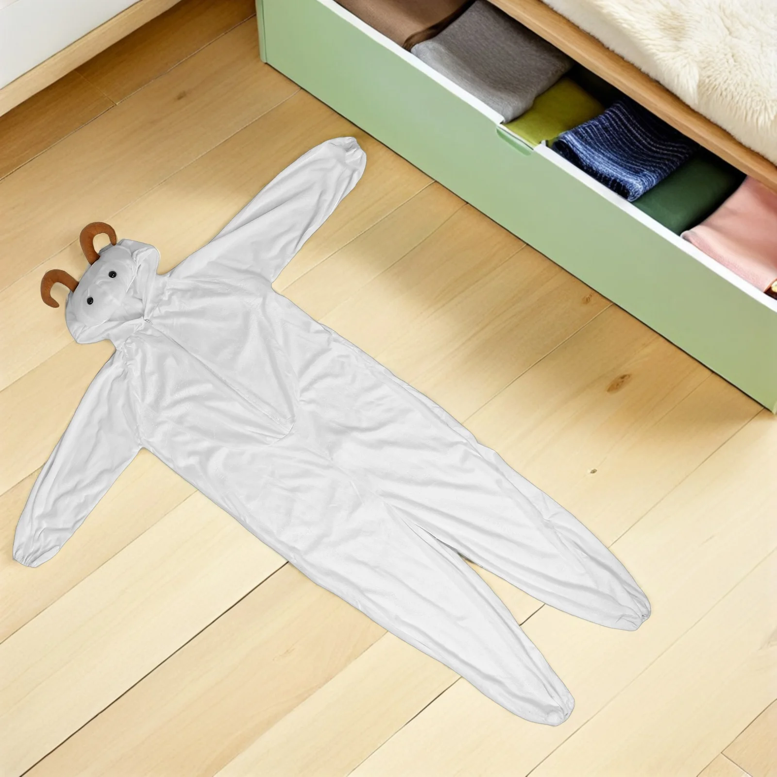 Kids 140cm Goat Halloween Animal Cosplay Costume Breathable Comfortable Stage Performance Festival Dress Up Accessories