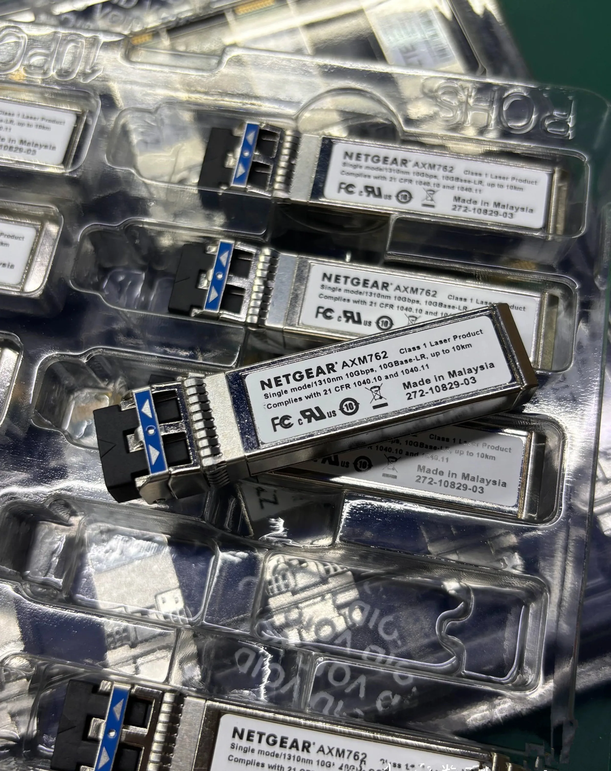 

Netgear SFP 10GB Transceiver AXM762 10G 1310NM 10KM Single Mode 10GB LR Optical Fiber