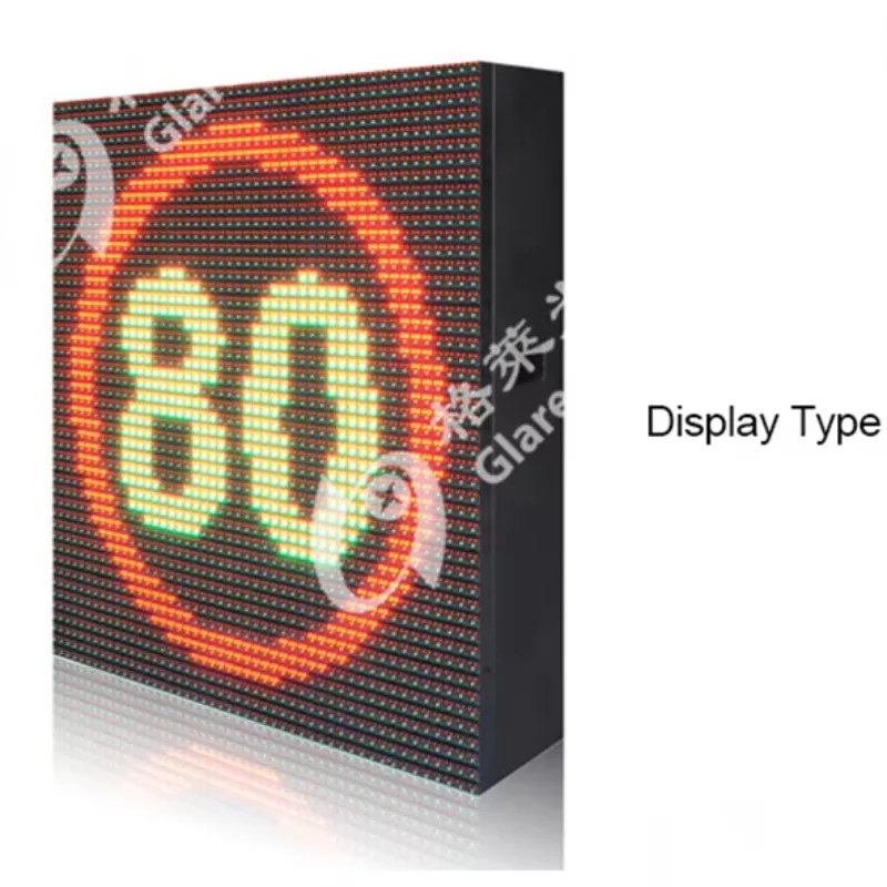 Radar-Based Variable Message Board LED Speed Limit Display Highway Traffic Sign