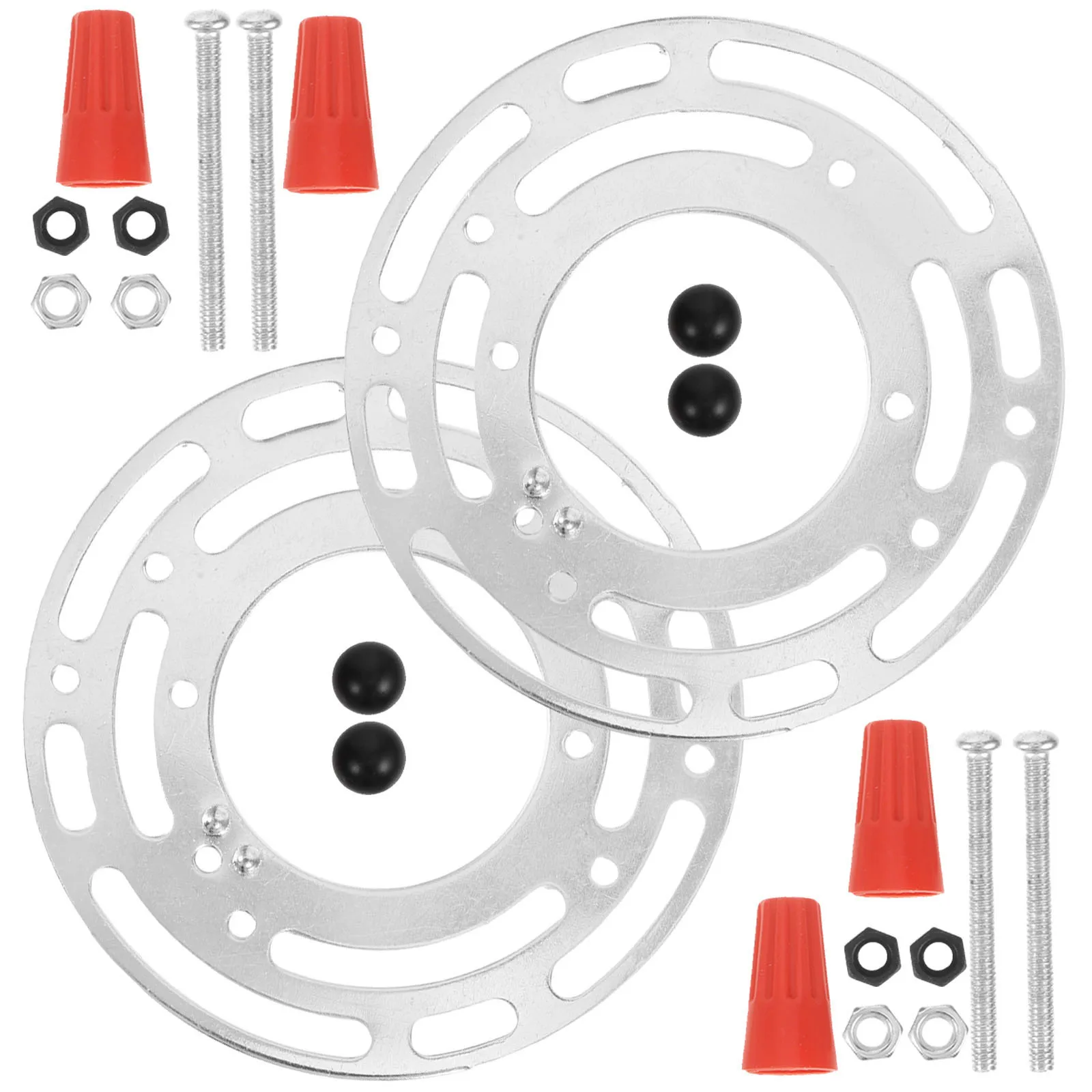 Juego de 2 soportes de montaje para accesorio de techo, barra transversal de acero Universal para lámparas colgantes, montaje de lámpara de pared, accesorios para el hogar