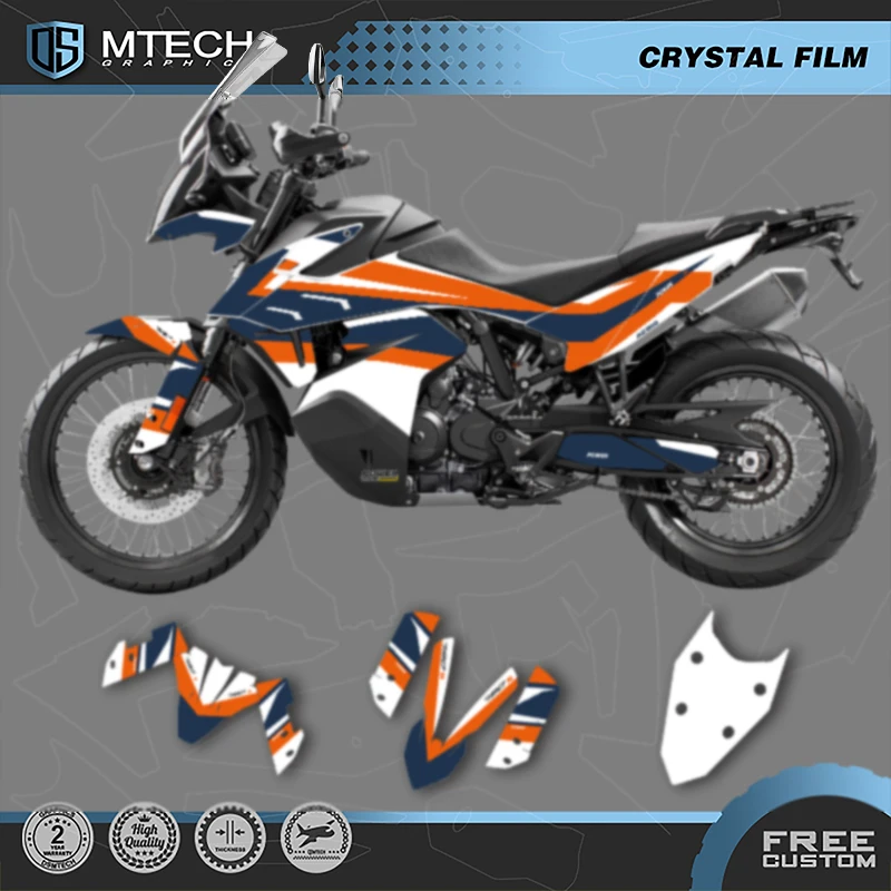 

DSMTECH Motorcycle Graphics For KTM 2019 2020 2021 2022 ADV790 19-22 ADV790 ADV-R Decals Stickers Kits 005