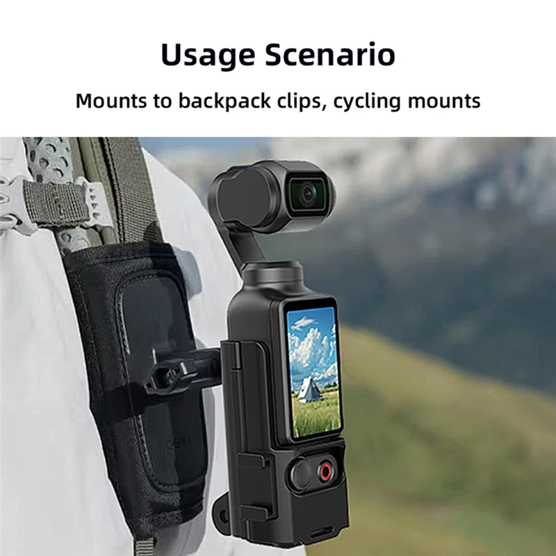 -ABPU لـ DJI Osmo Pocket 3 إطار توسيع الكاميرا حافظة واقية لحماية الكاميرا أجزاء محمولة مقاومة للسقوط