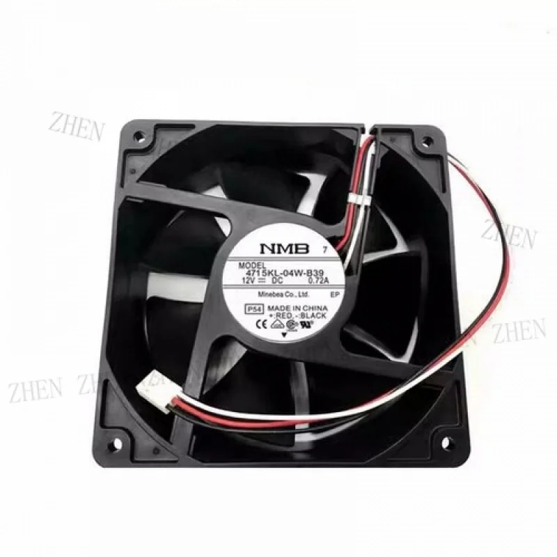 Y FOR NMB 4715KL-04W-B39 DC12V 0.72A 3-Pin Cooling Fan