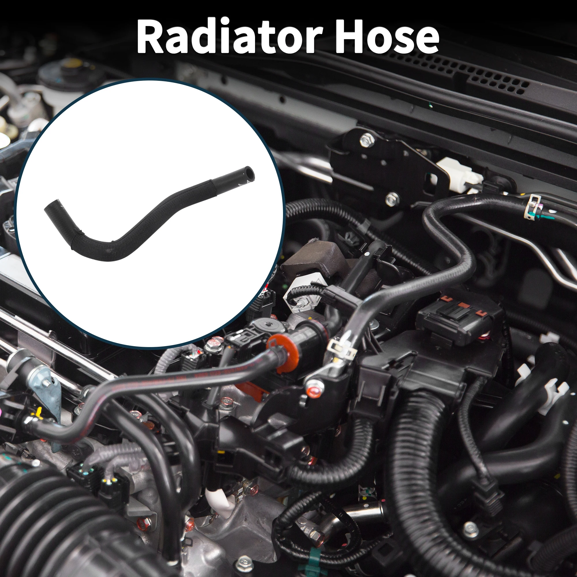 

UXCELL Radiator Hose Coolant tubes for Audi A1 2014-2018 Rubber Black 1 Pc