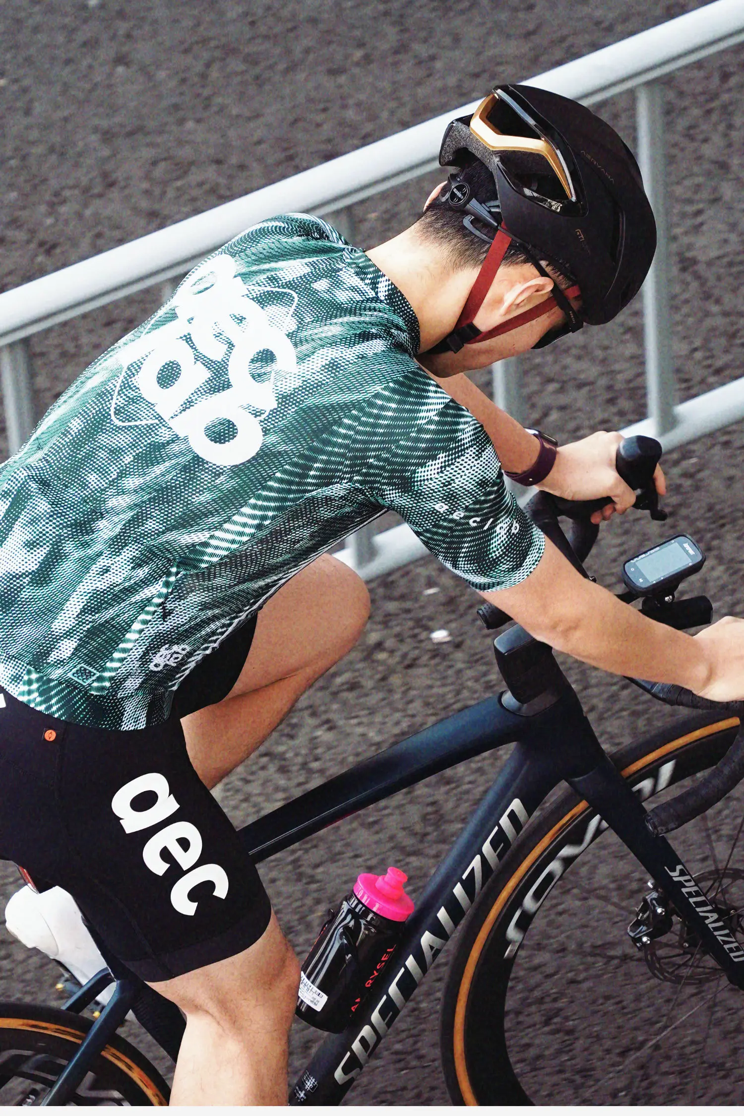 AEC Radtrikot Sommer Kurzarm Fahrradoberteil 2026 Neu Rennrad MTB Kleidung Hochelastisch YKK Reißverschluss hinten 3 Taschen – Detail 21