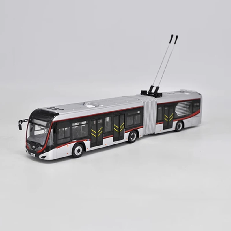 BRT Yutong Bus aus Druckguss im Maßstab 1:42, Legierung, Trolleybussautomodell, fertiges Produkt, Simulationsspielzeug, Sammlung, Geschenk, statisches Modell