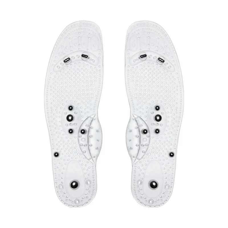 PVC Arch Support Insoles with 8 Magnets, Acupoint Massage, No Therapeutic Effect