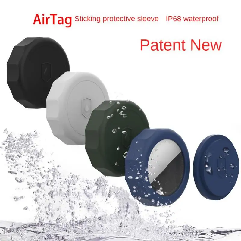 1-10pcs For Airtag Protective Case Anti-lost Positioning Tracker Soft Silicone Glue All-inclusive Waterproof Anti-lost Protectiv