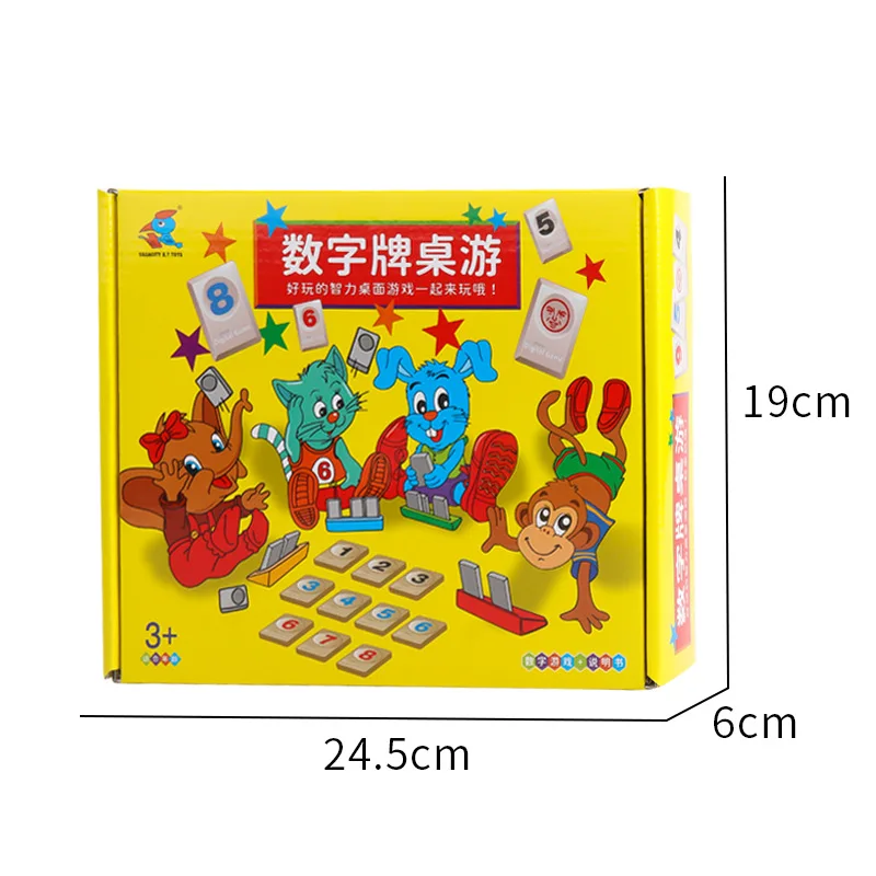 New Toy Table Game Fast Moving Tile Classic Board Game Mahjong Digital Game Hotest Party Game Portable KIDS Gifts