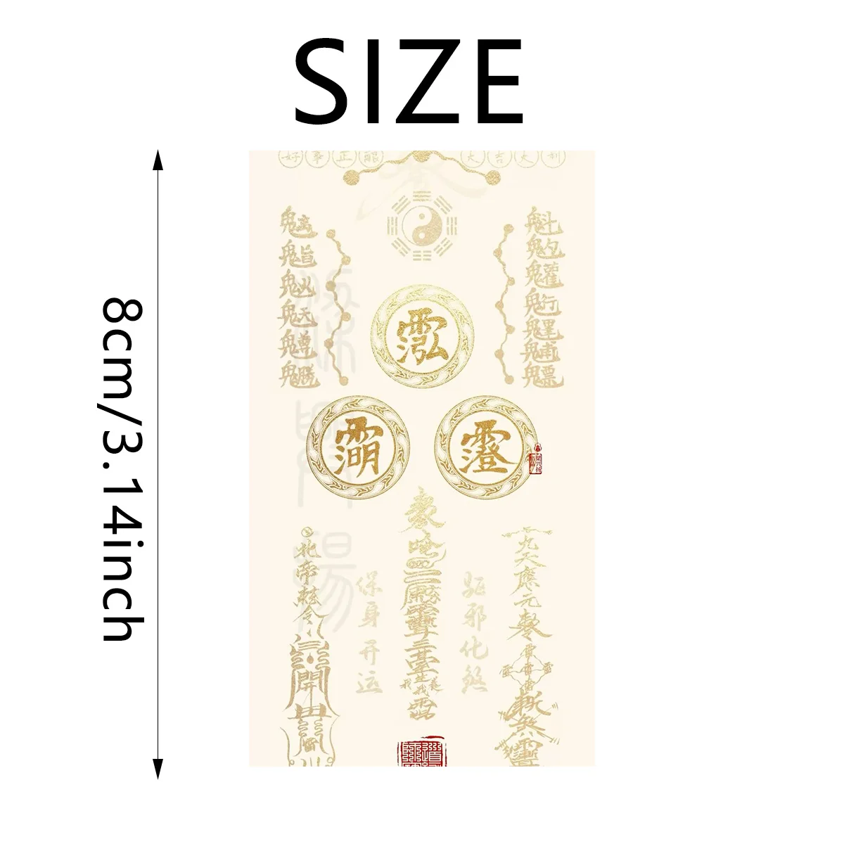 15PCS, Chinese feng Shui Fortune stickers for money, protection and happiness - Feng Shui mascot gifts