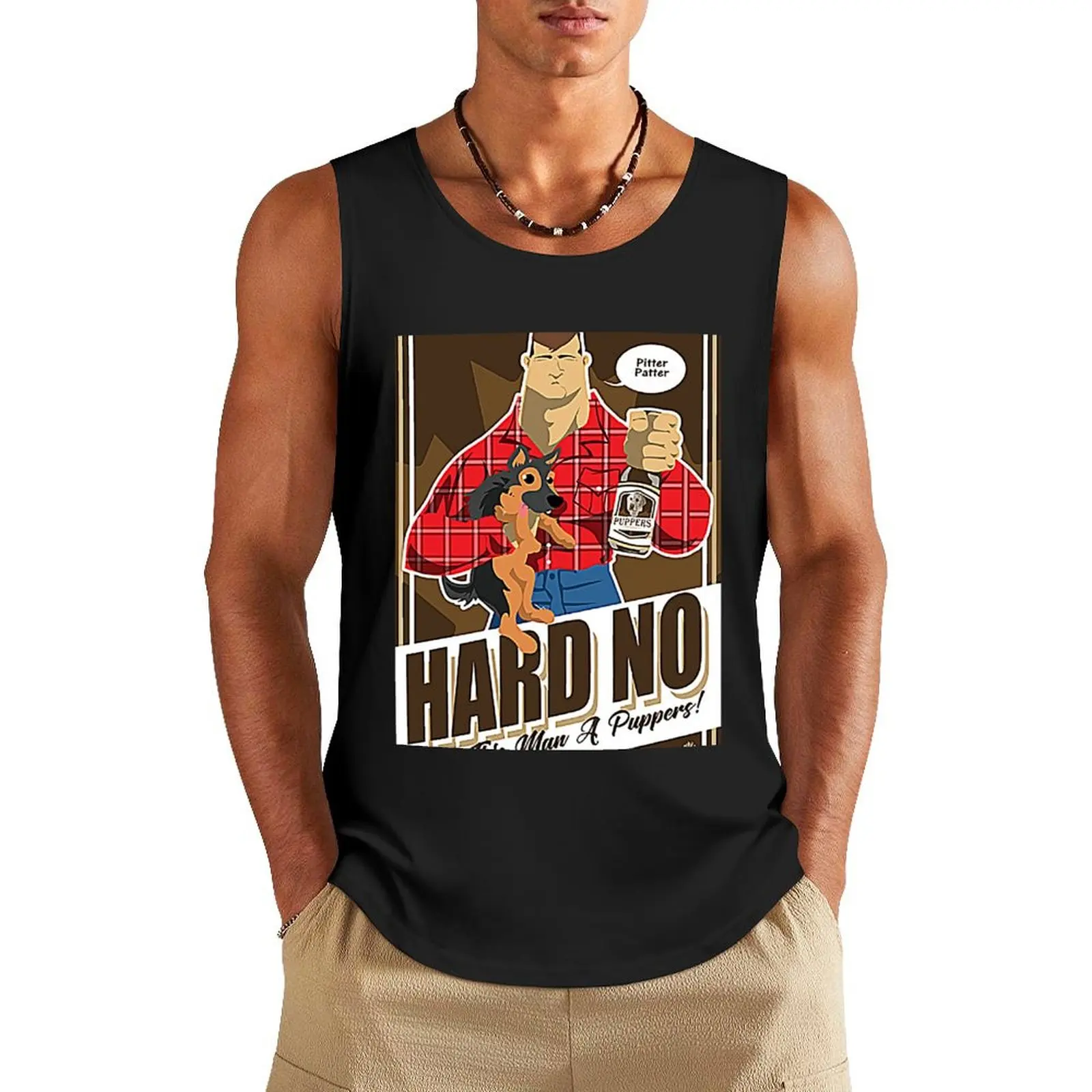 

Pass on a Puppers Tank Top sleeveless jackets Men's gym t-shirt Men's tops