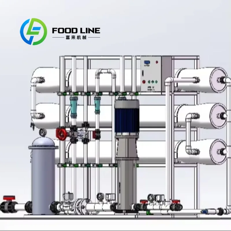 For 6000 L/h Reverse Osmosis Water Purification System with 1 Year Warranty 5 kW 380 V customize