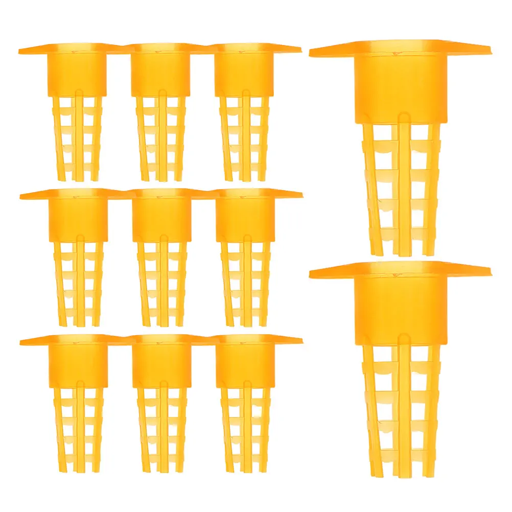 

60pcs Beekeeping Cage Rearing Tools Ventilated Breeding Cell Cups Queen Protector Supplies Professional Efficiency