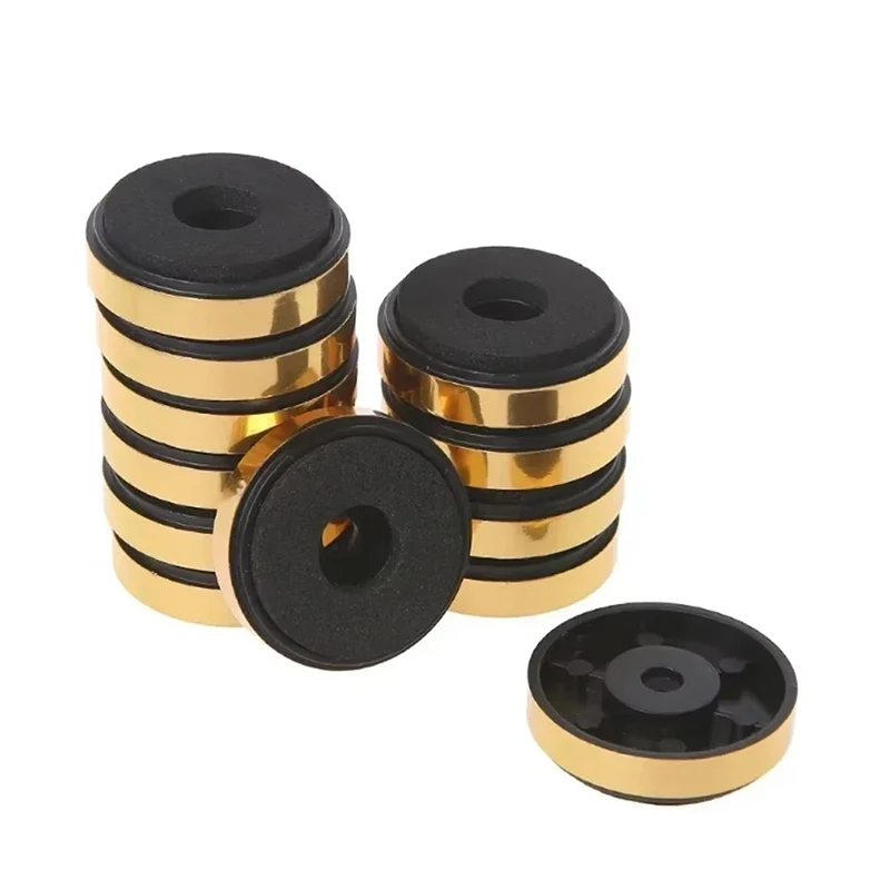4pcs Speakers Amp Feet Pad Aluminum Alloy Frame Shock Absorption Damping For Audio Stereo Speakers Amplifier Feet Pad 30mmx8mm
