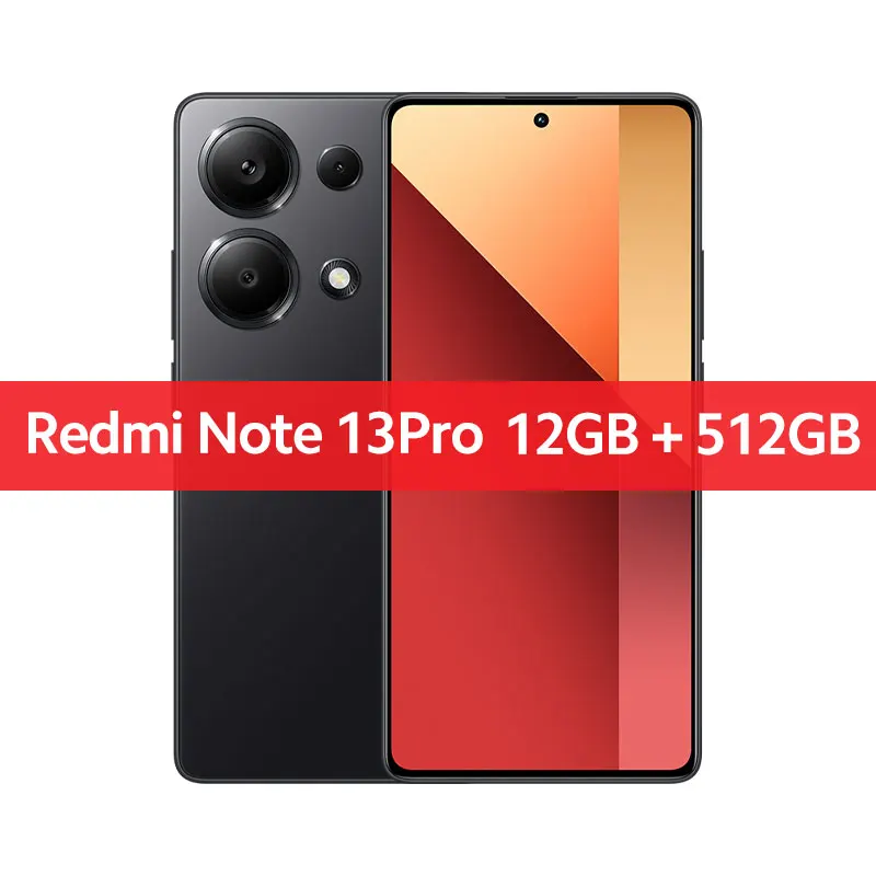 Global Version Xiaomi Redmi Note 13 Pro MediaTek Helio G99-Ultra 200MP OIS Camera 67W Turbo Charging 6.67" AMOLED display NFC