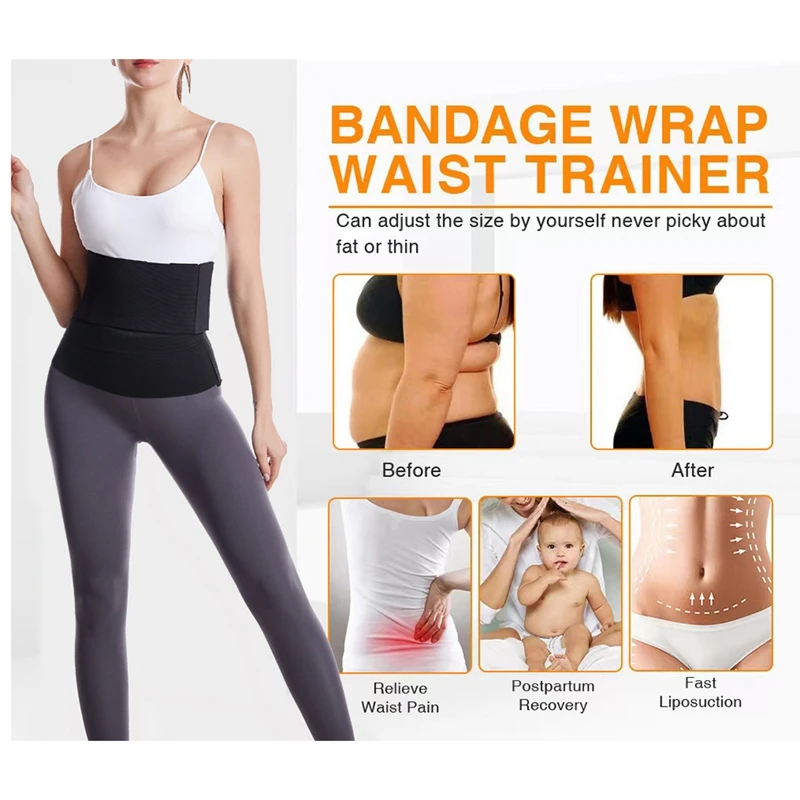 Verbreding Taille Riem Gym Webbing Elastische Elastische Buikriem Tailletrainer Voor Vrouwen Plus Size Voor Buik