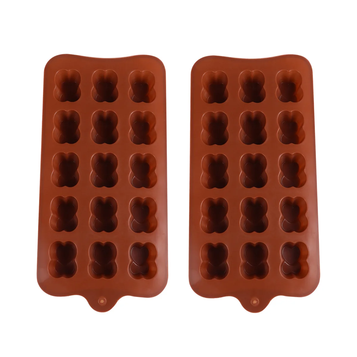 Moldes creativos de silicona para Chocolate, herramientas multiusos para hornear, Chocolate, caramelo, pastel, Fondant, herramientas creativas para hornear, 2 uds.