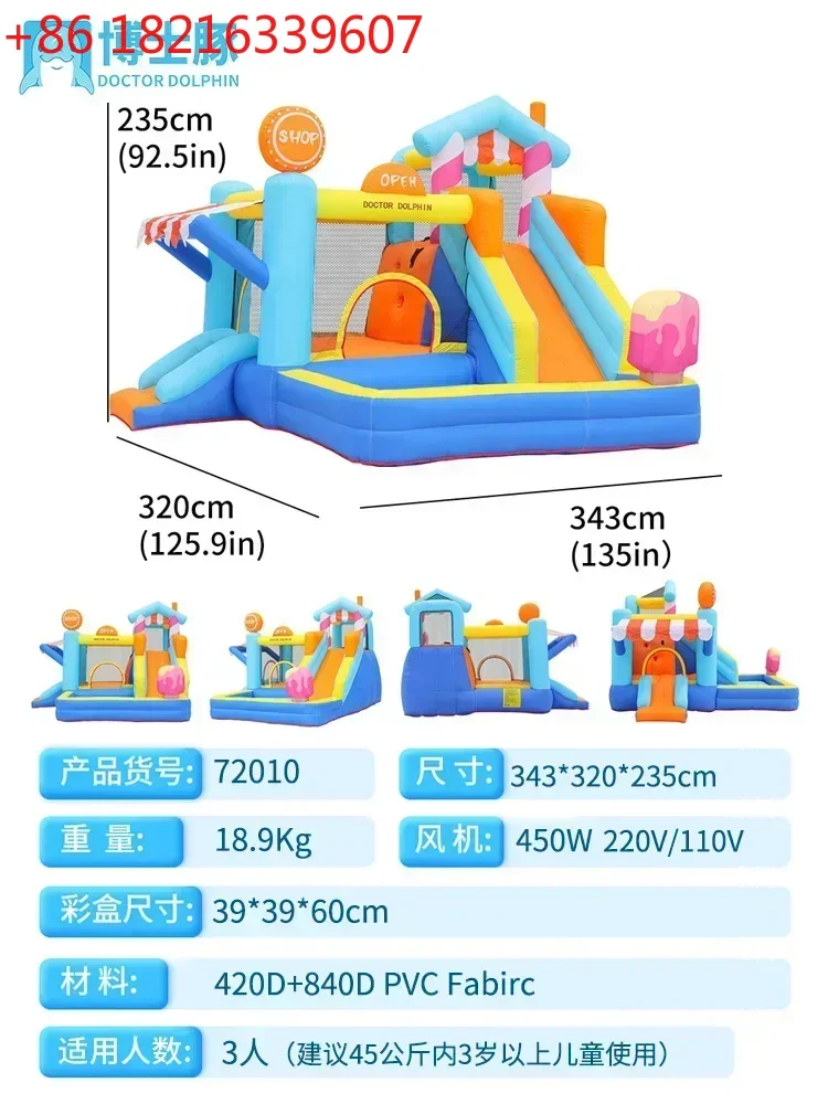 

Детский батут TAO для дома и улицы, батут-горка, батутный комплекс, игровой городок