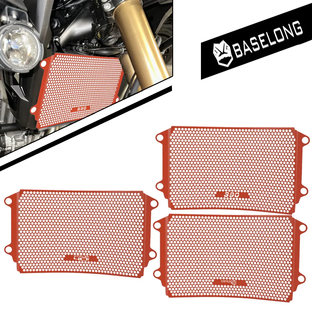 

FOR 390 Duke For Husqvarna Vitpilen401 Svartpilen 401 2024 2025 2026 Motorcycle Radiator Grille Guard Protector Cover Protection