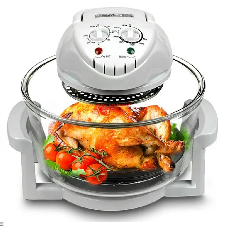 12L Freidora De Aire 1400W Halogen Oven 3 in 1 Halogen Air Fryer 8 in 1 Home Use Multifunctional Cooker