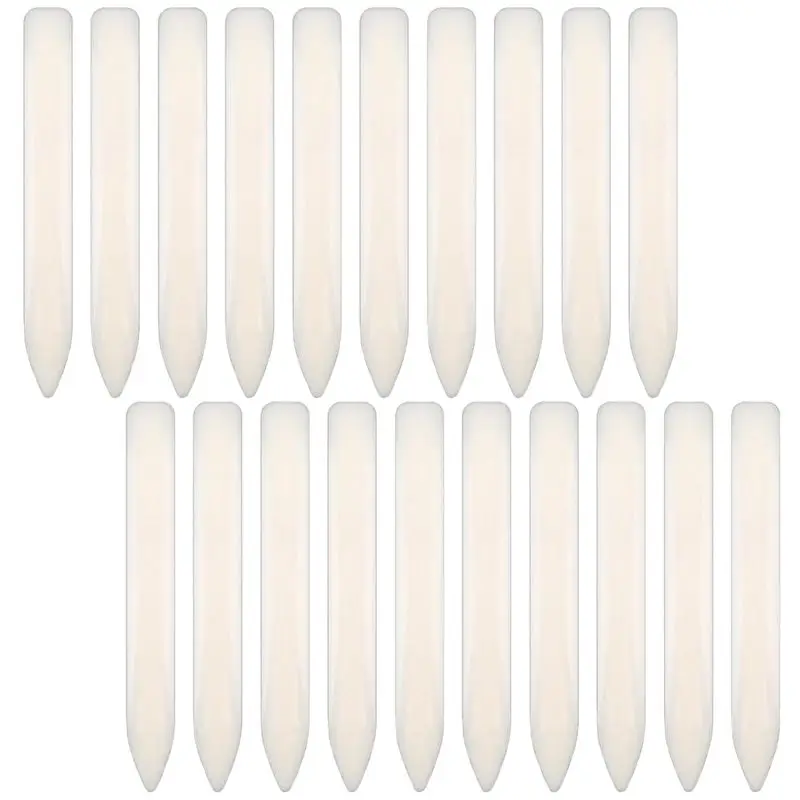 20 Pack Bone Folder Tool, Plastic Bone Folder Crafts Scoring Folding Creasing Paper Crafting Scrapbooking Tool