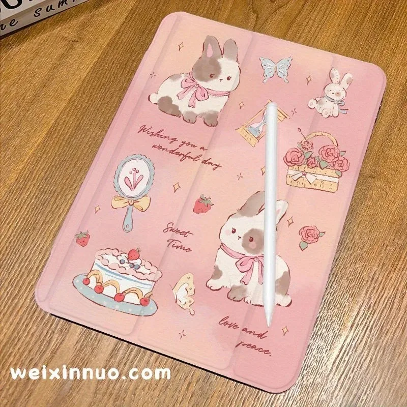 Flip Cover Protective Cover for IPad Air 6 Case IPad 10th Gen Air 5th 4th 10.9 Pro 11 2/3/4 IPad 10.2 7th 8th 9th Smart TPU Case