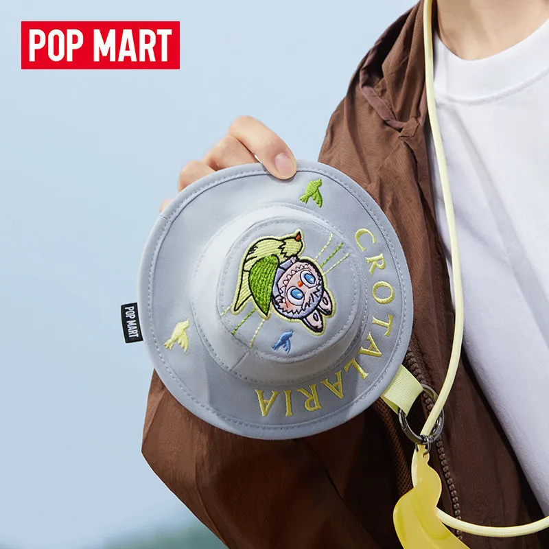 

Pop Mart Labubu The Monsters Spring Wild At Home Blind Box Bucket Hat Shaped Crossbody Mini Coin Purse Gift For Anime Fans