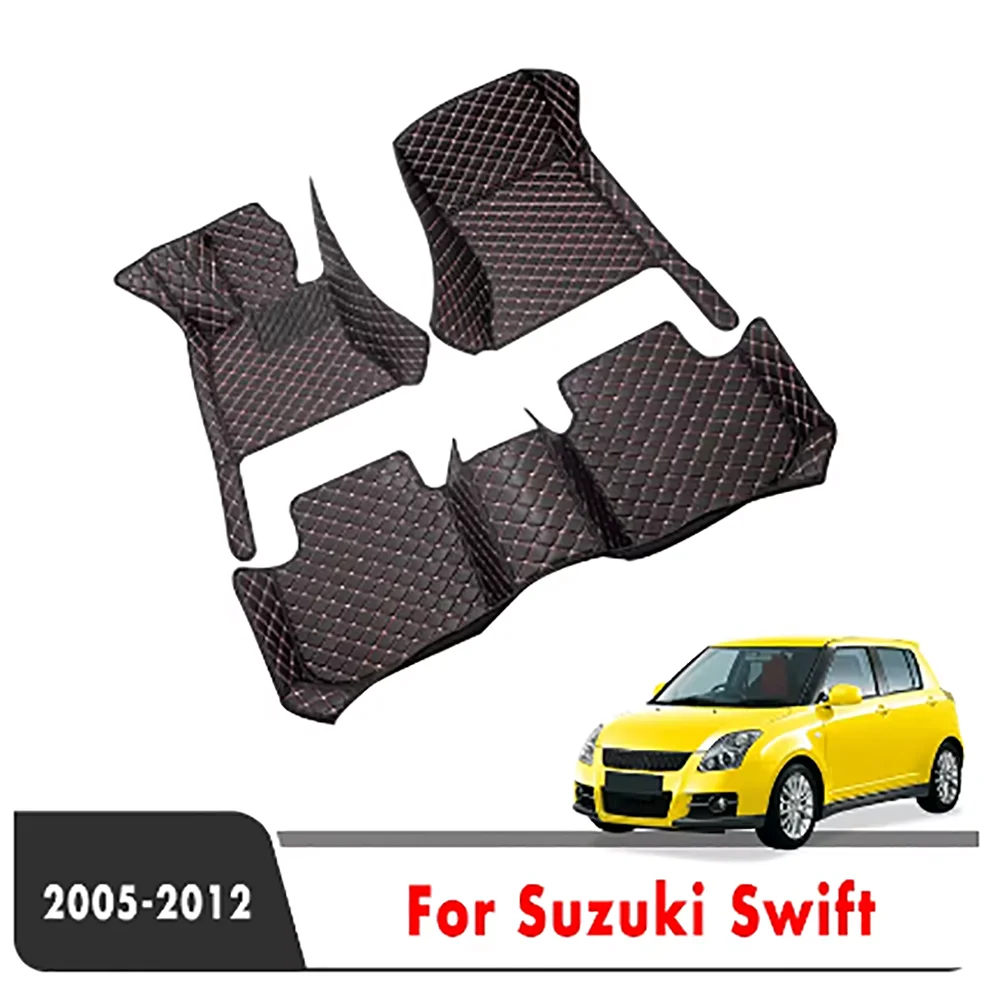 

Автомобильные коврики под заказ для Suzuki Swift 2012 2011 2010 2009 2008 2007 2006 2005, коврики, автомобильные аксессуары, детали интерьера, накладки на ножки