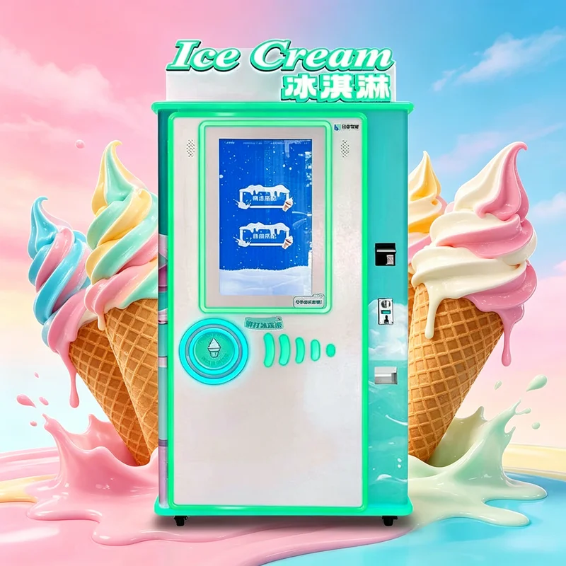 

Hot Item Pre-cooling Ice Cream Machine Fast Shaping Soft Serve Maker for Business