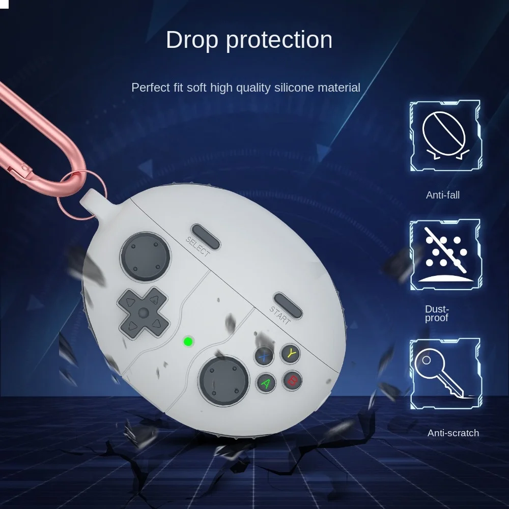 3D Earphone Case Cartoon Style Silicone Earphone Protective Cover Dustproof Game Console Styling for HUAWEI FreeBuds 5i