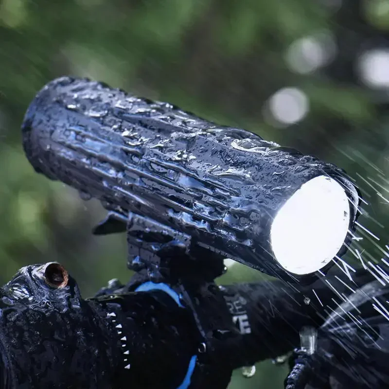 WUBEN B2 luz de bicicleta tipo C recargable 1300 lúmenes 280 metros de distancia de irradiación conducción nocturna linterna LED para ciclismo