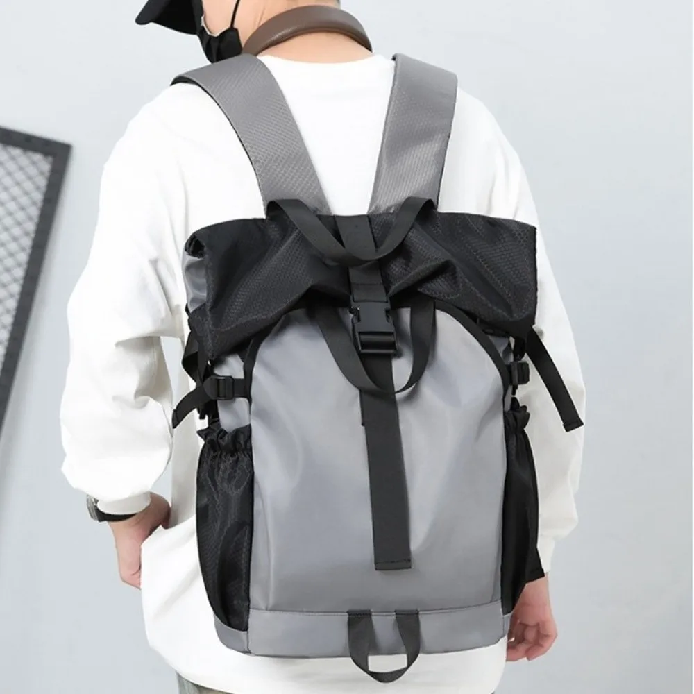 Waterproof Travel Backpack Folding Roll-Up Computer Compatible Sports Backpack Double Shoulder Mountaineering Backpack