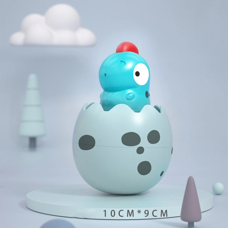 Baby Bathing Toys Children Cute Duck Penguin Dinosaur Egg Water Spray Sprinkle Bathroom Toys Kids Happy Bath Accompany Toys Gift