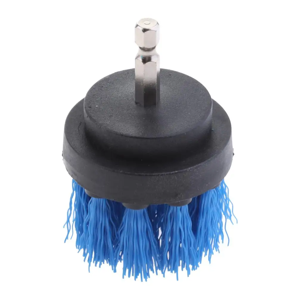 Electric Drill Cleaning Brush Medium Bristle Power Scrubber for Tile Grout Shower Bathtub Carpet Surface