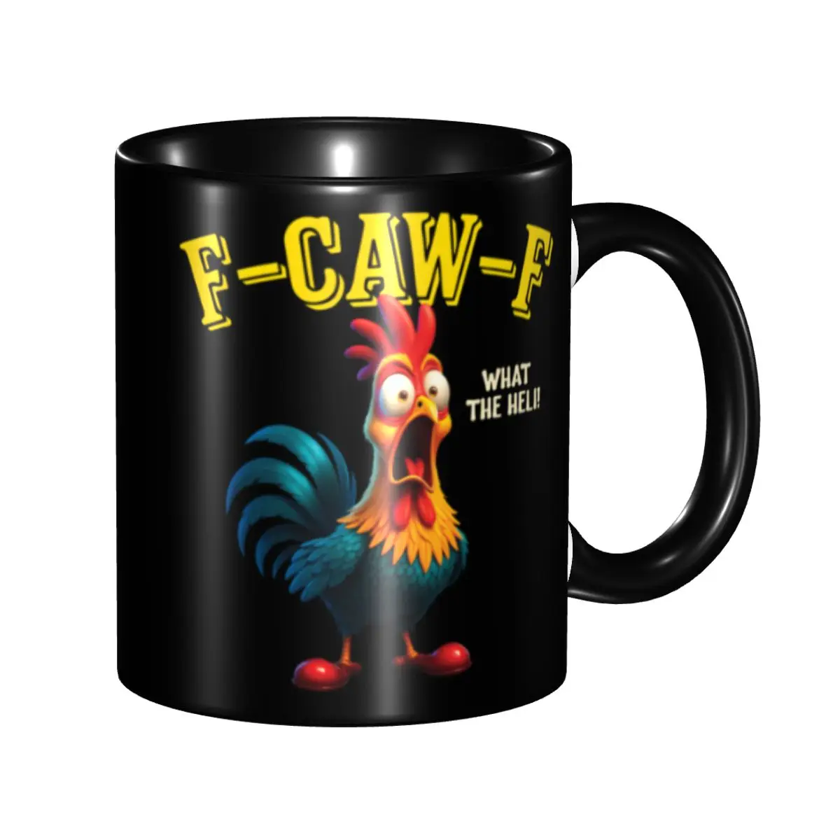 

Funny F-Caw-F Chicken FCAWF Coffee Mugs DIY Personalized Ceramic Mug Cup Creative Present