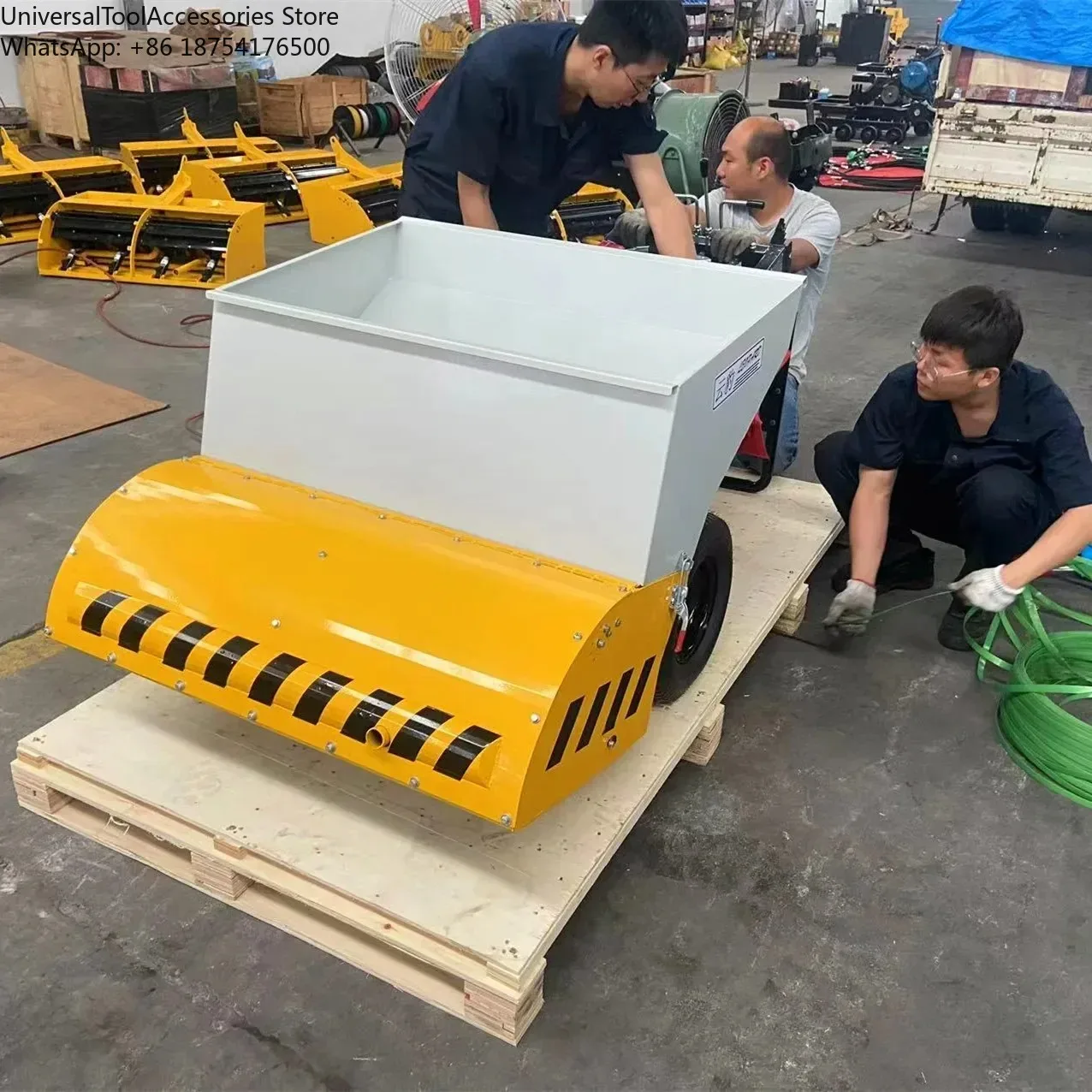 Hot Sales Asphalt Paver Wheel Concrete Road Paving Machine