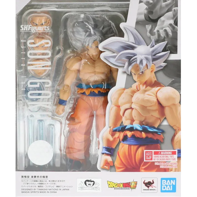 Bandai Original SHFiguarts Dragon Ball Super Son Gokuu Anime Action Figure Toys For Boys Girls Kids Children Birthday Gifts