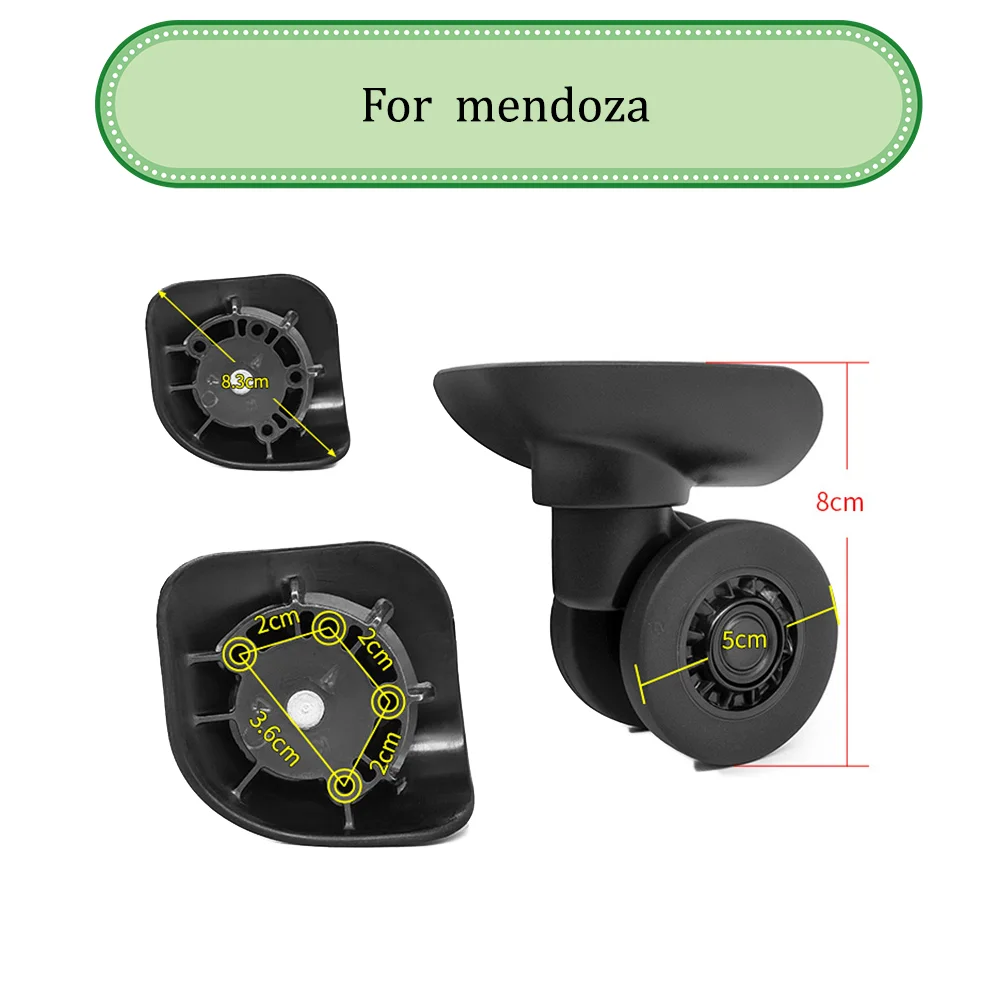 

for Mendoza Luggage Accessories Accessories Universal wheel wear-resistant password pull rod leather case wheels travel case