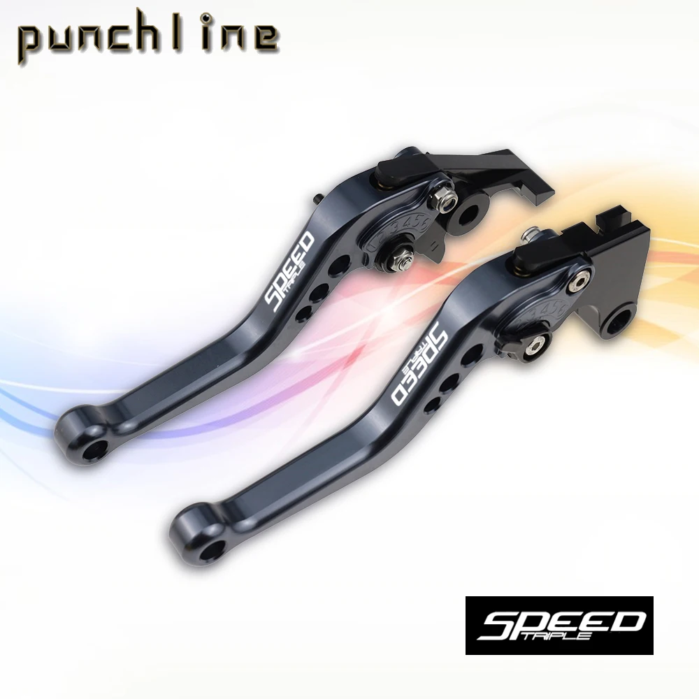 

Fit For SPEED TRIPLE 2004-2007 SPEEDTRIPLE 2005 2006 Motorcycle CNC Accessories Short Brake Clutch Levers Adjustable Handle Set