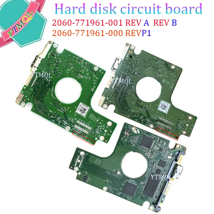 1PCS WD5000BMVW WD10JMVW / HDD PCB USB 3,0/2060-771961-001 REV A 2060-771961-001 REV B 2060 771961 001 / 771961-F01 101 G01