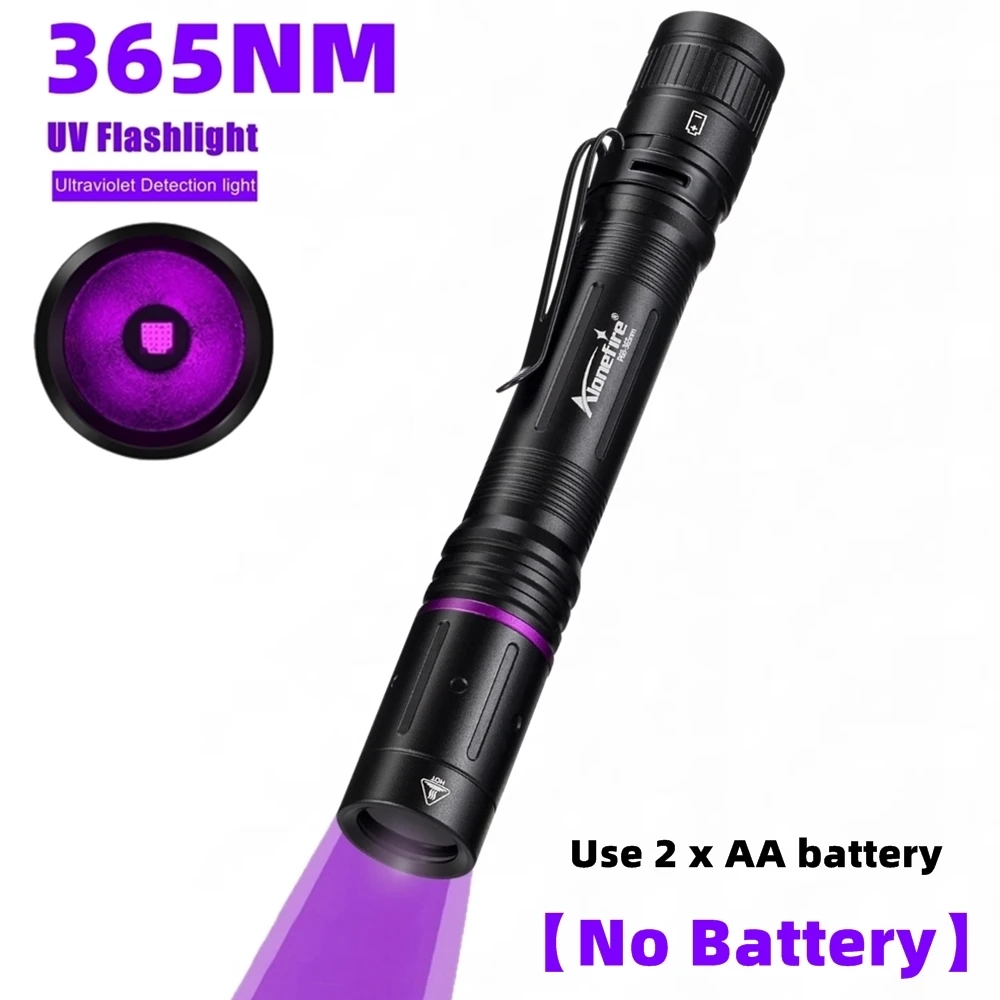 UV Pen light 365nm/395nm High Bright Blacklight Flashlight Money  Fluorescent Check Pet Stain Cat Tinea Invisible ink Marker lamp -  AliExpress 39