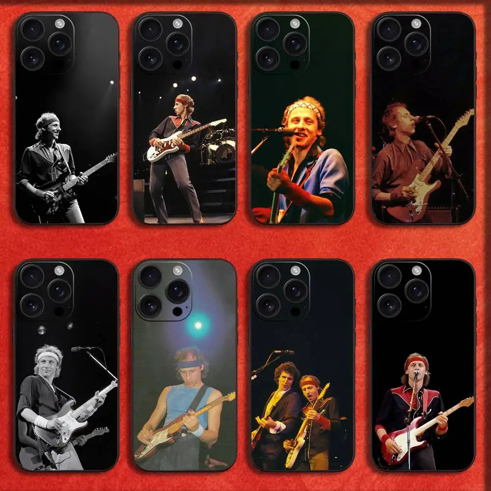 

Guitar Singer M-Mark Knopfler Phone Case For iPhone 16,15,14,13,12,11,Pro,XS,Max,XR,Plus,E,Mini Black Shockproof Cover