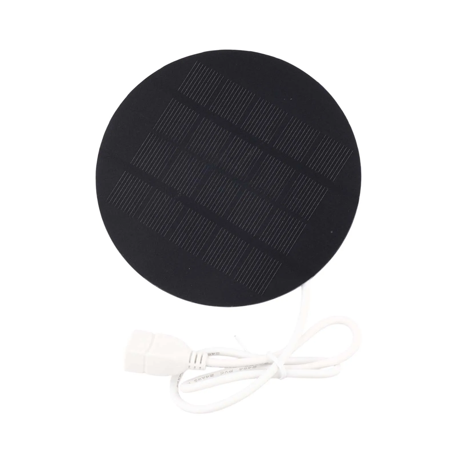 For Travel for Outdoor Adventures 2W Solar Charger for Outdoor Power Charger High Conversion Rate Low-Light Efficiency