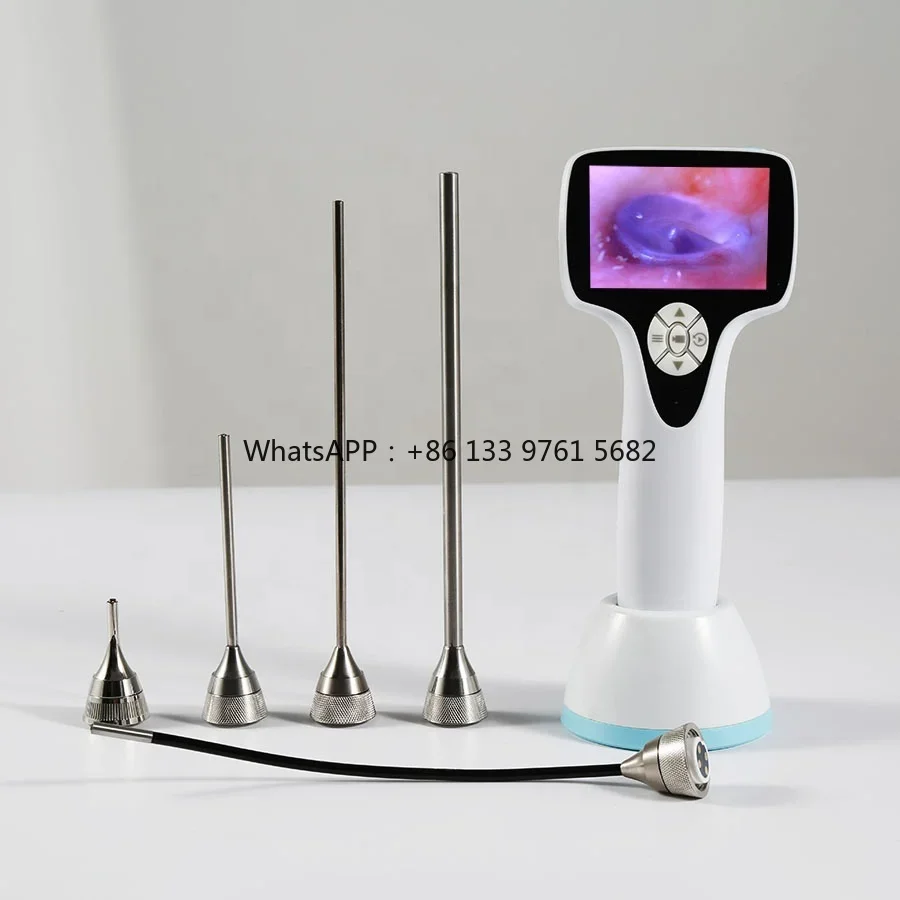 ENT Instrument BESDATA wholesale price Rigid Endoscope with Light 4 size ca-mera Ent Otoscope Diagnostic Set for