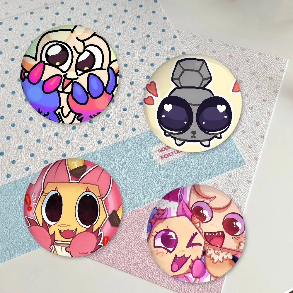 Goob Pebble Meme Badges Creative Tinplate Button PinsBrooch Creative Quotes Badge Clothes Gift For Kids Friends